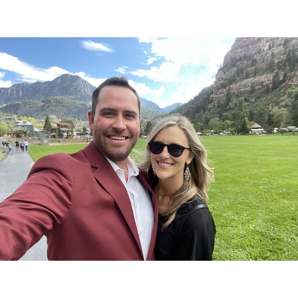 In Ouray, Colorado, for a friend's wedding. - August 2022