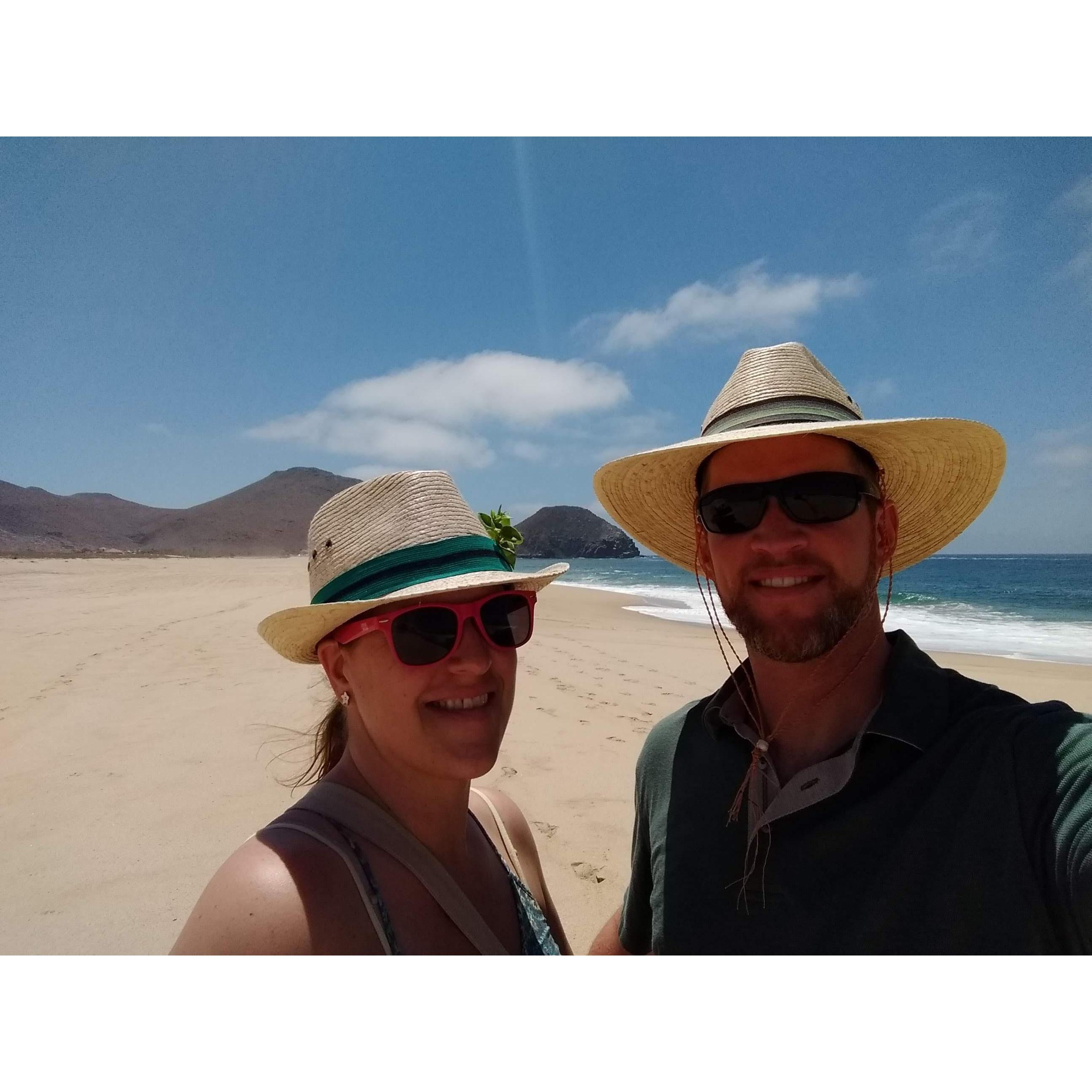 Secluded beach outside of Todos Santos