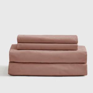 Classic Organic Percale Sheet Set - Clay