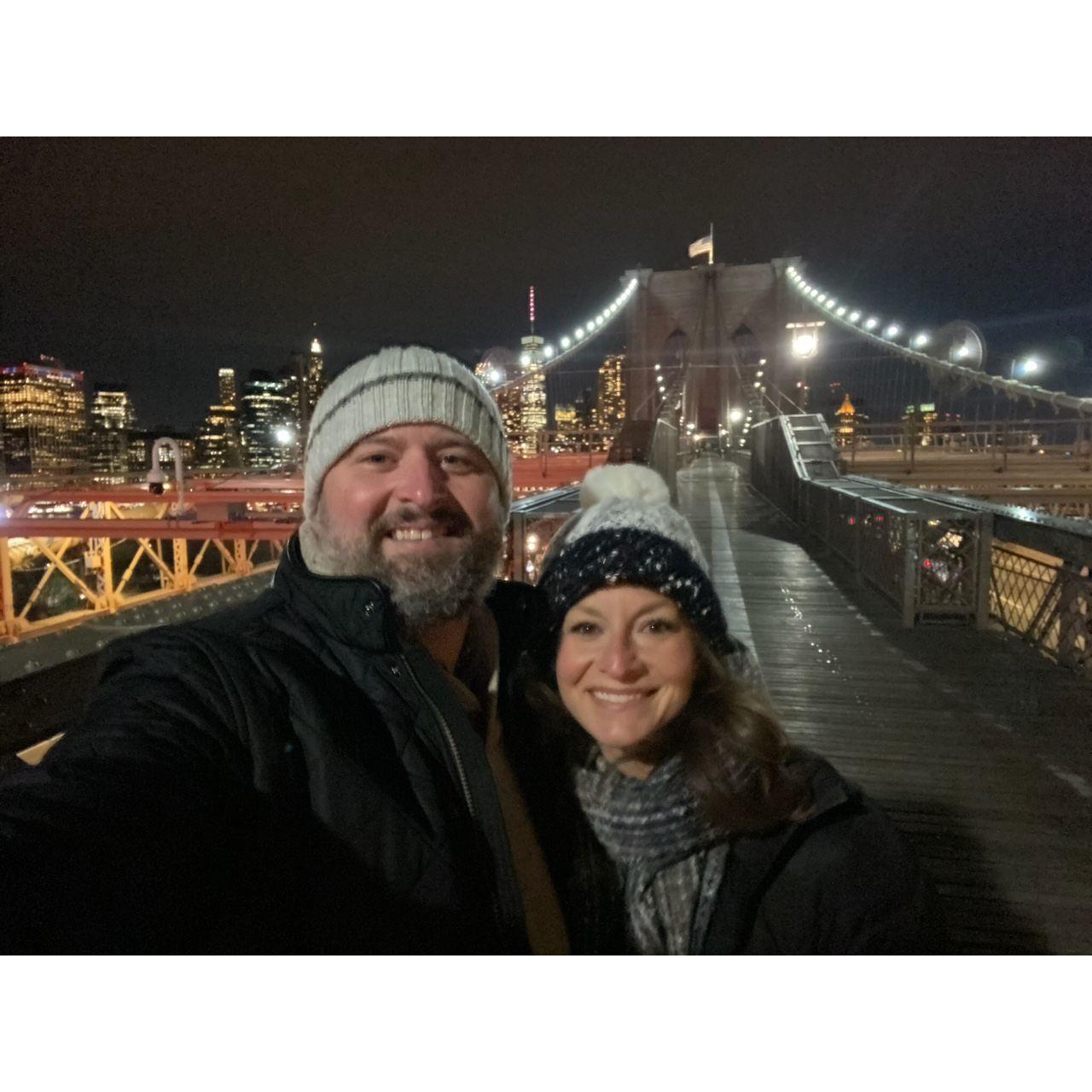 Touring around NYC - Brooklyn Bridge