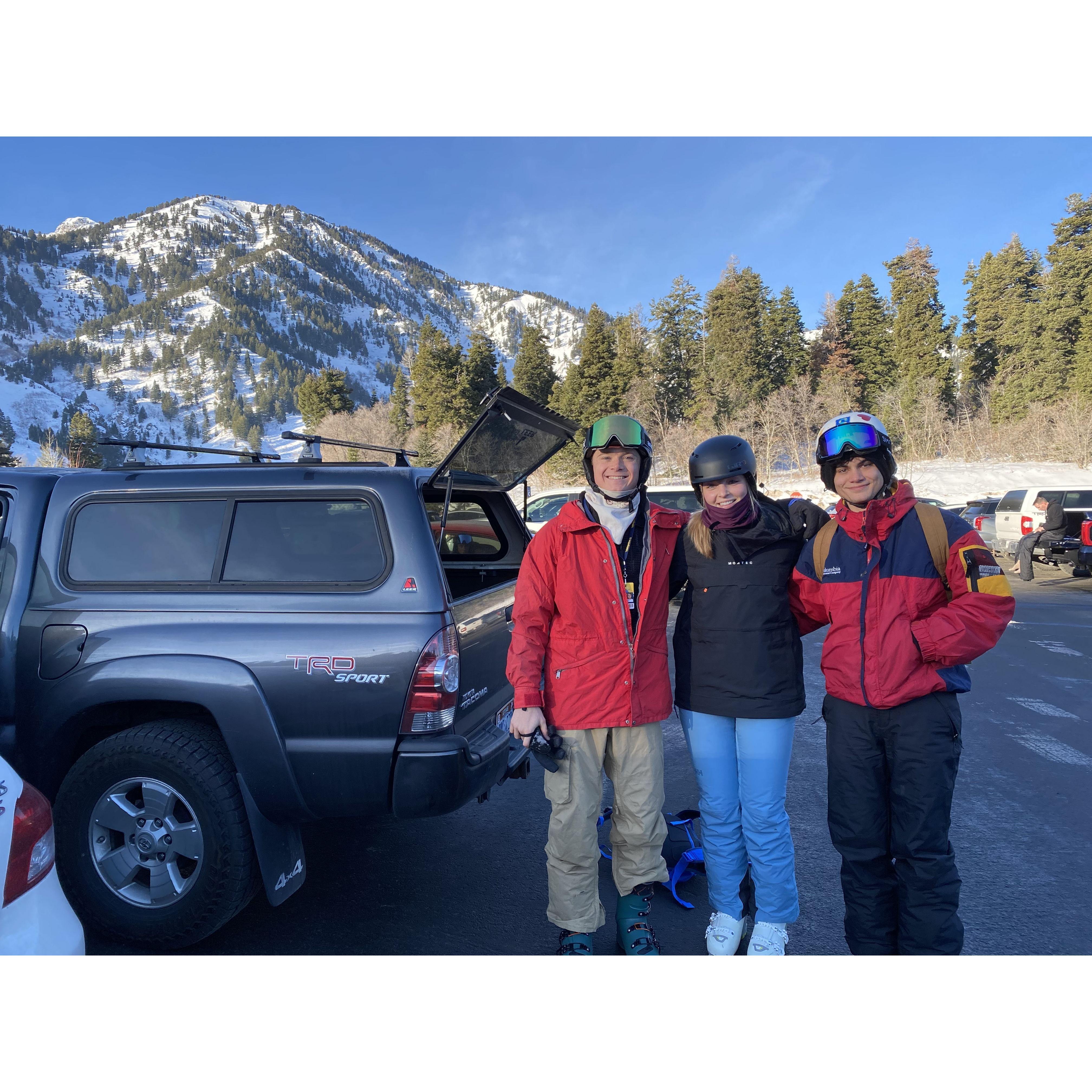 Dec 2023. Skiing at Snow Basin.