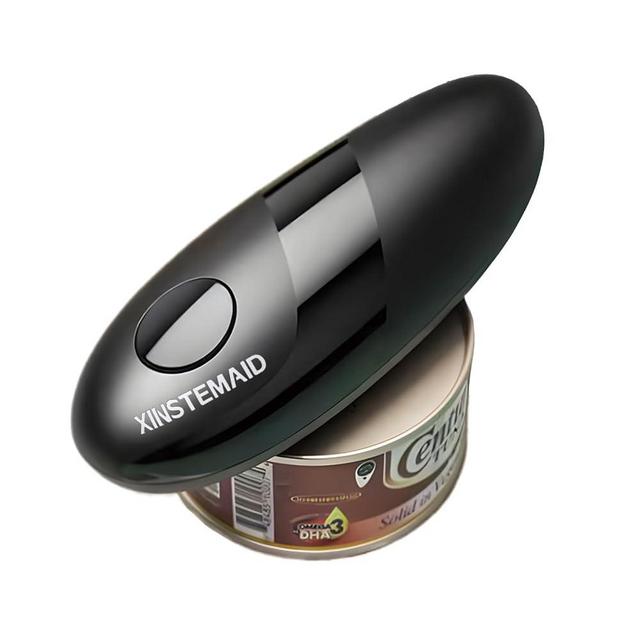 One Touch Electric Can Opener Fits All Can Sizes, Smooth Edge，Food Safe Kitchen Gadgets Automatic Can Opener for Kitchen