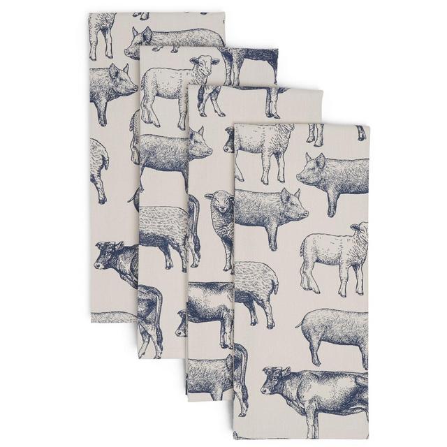 Farm Kitchen Tea Towel (Set of 4)
