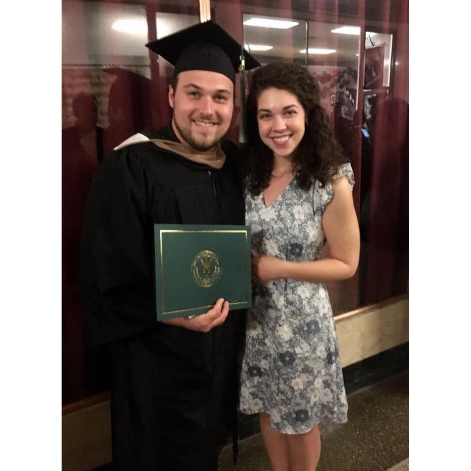 Nolan's graduation on May 23rd, 2019. He received his Bachelor's Degree in Business & Technology Management. Hard work pays off!