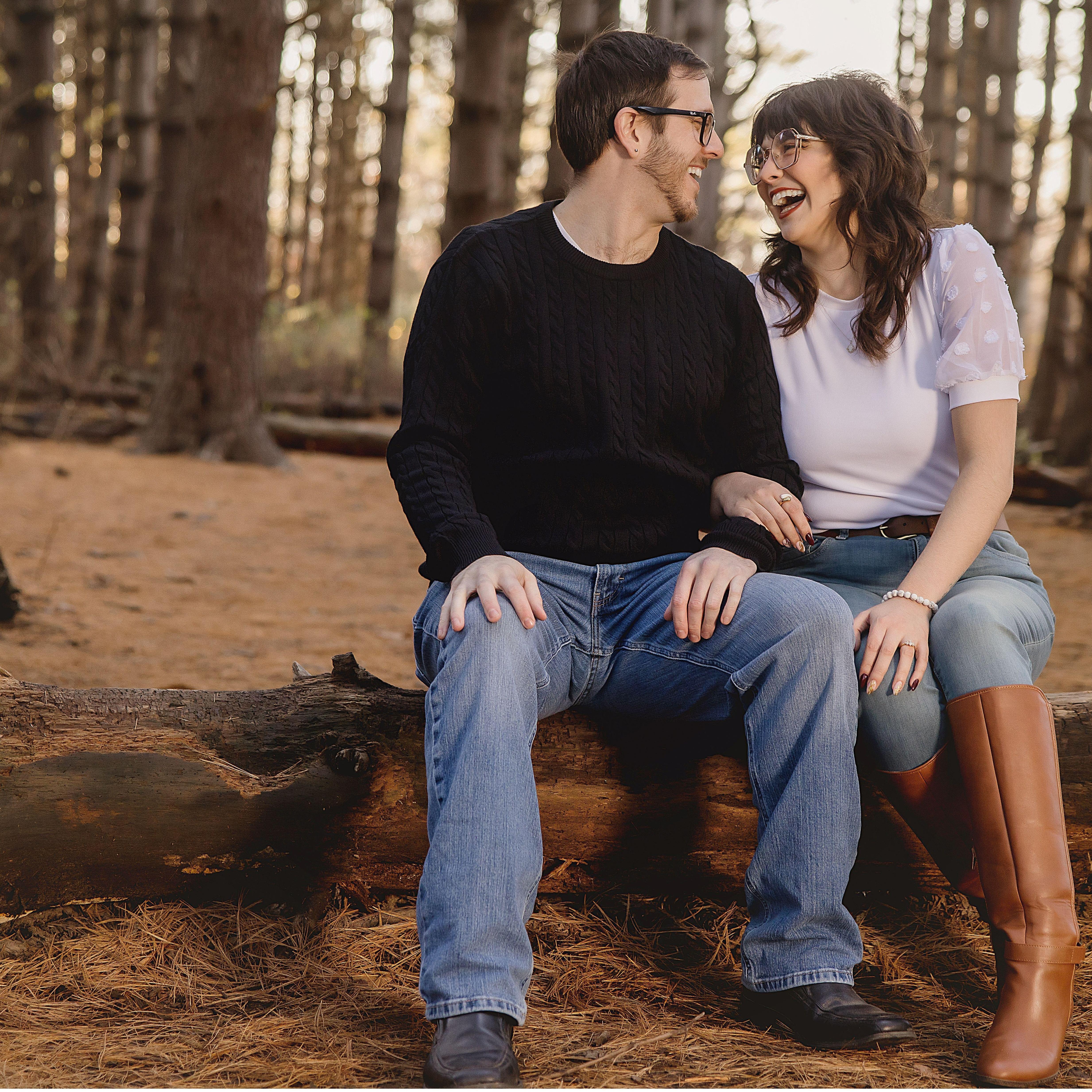 Looking forward to laughing with you forever | Burr Oak Conservatory, MO | 2023