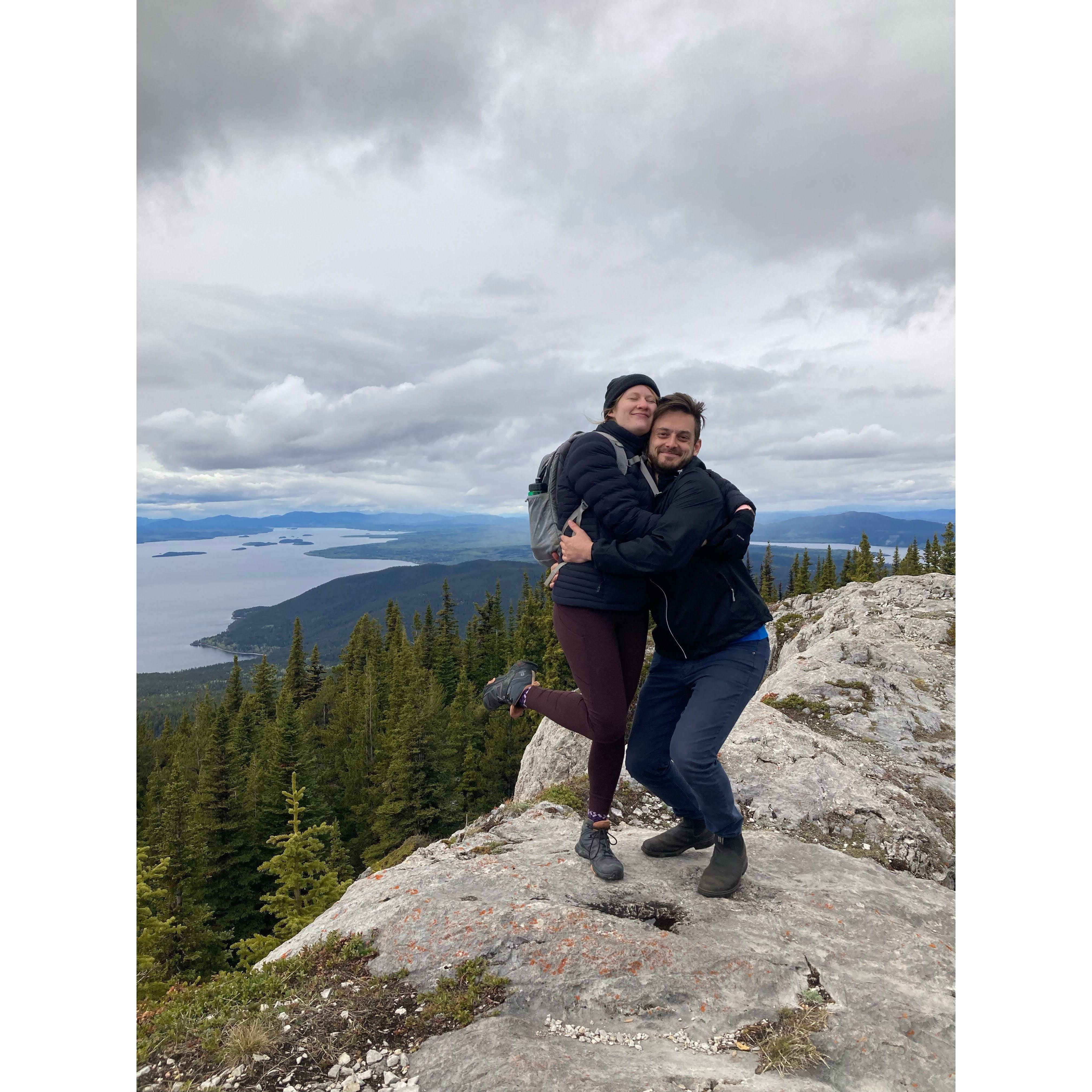 At the summit of Mount Pope! Fort St. James, BC - May 2022.