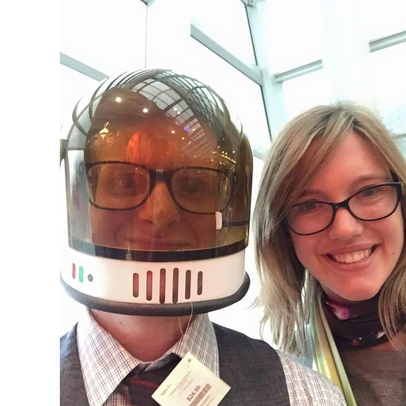 Throwback to our visit to the Museum of Science and Industry! My spaceman is out of this world. :)