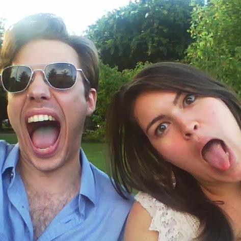 Where the feelings starting to catch. Being silly on our first trip - Nashville, TN