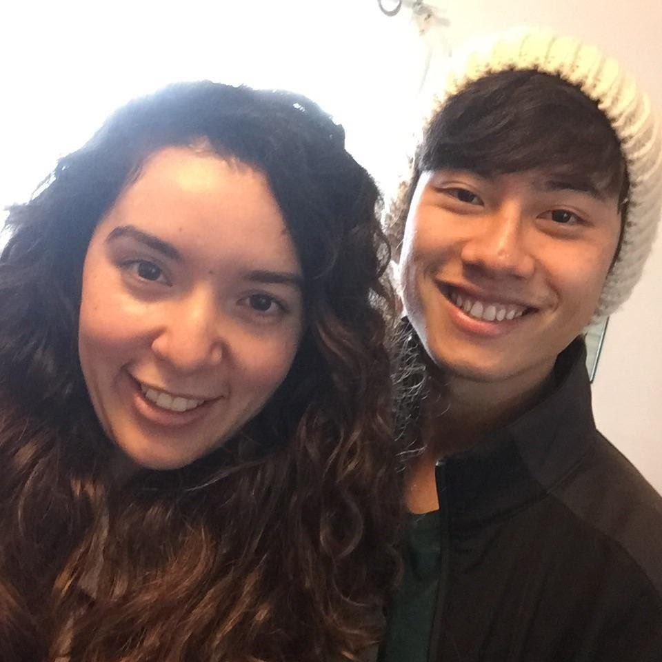 The very first photo we took together! (December 2015)