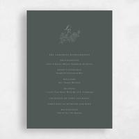 Grey Wedding Program - Lisette