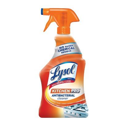 Lysol Antibacterial Kitchen Cleaner Spray - 22oz