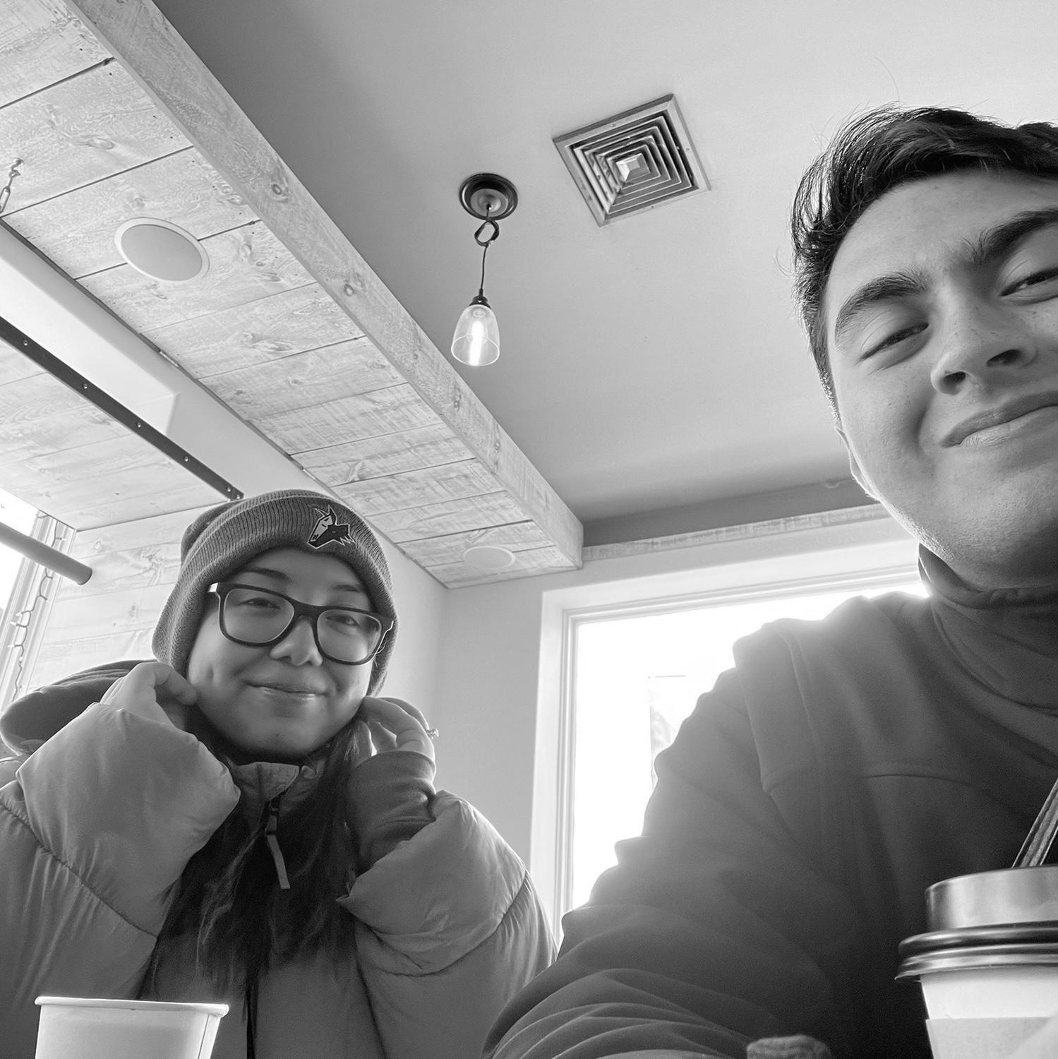 Trying a small cafe in Rhode Island