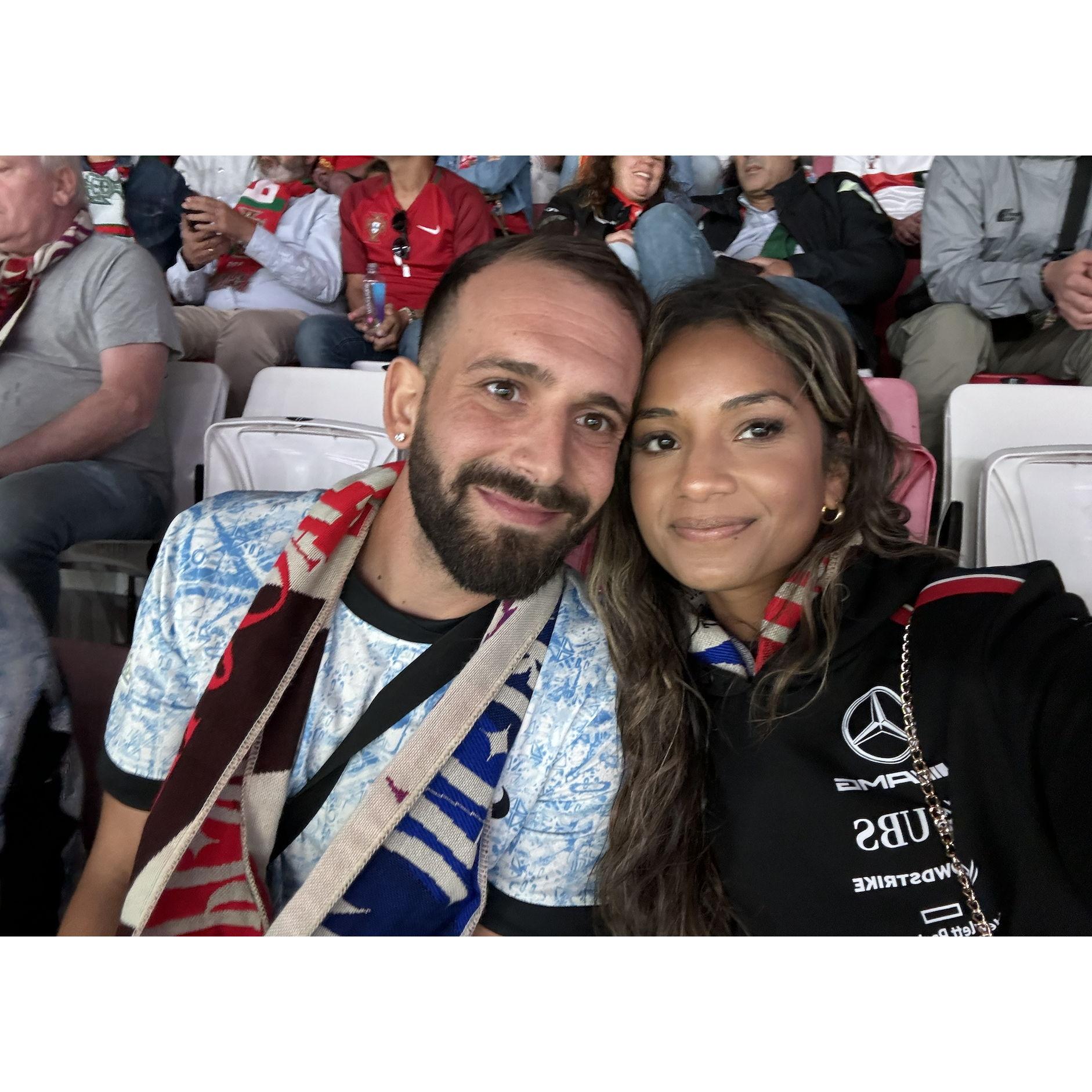 September 2024, seeing Ronaldo in person for the first time.