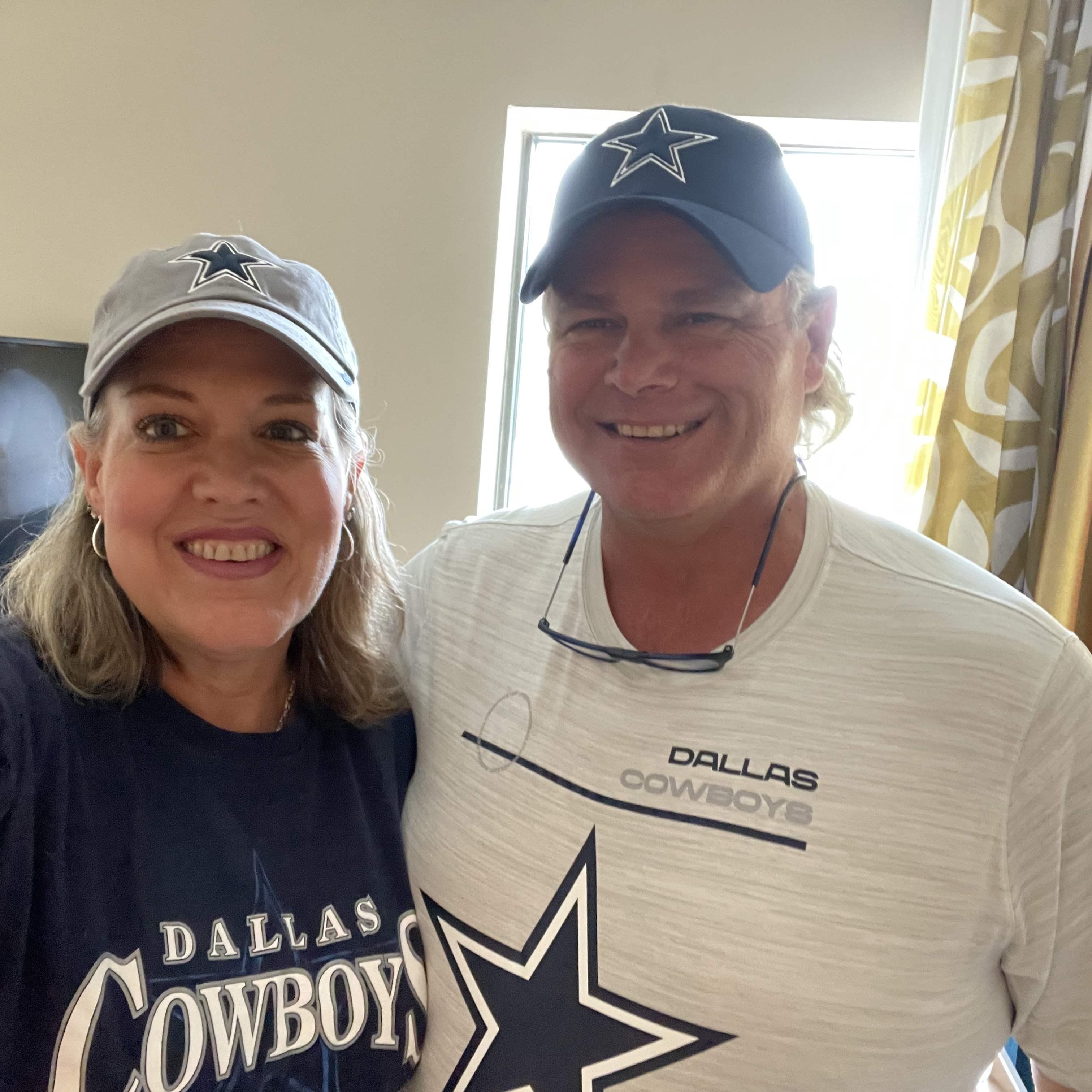 Our first trip together to see Dallas Cowboys play  Tampa Bay Buccaneers