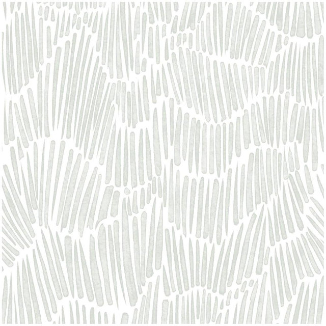 Theper Green Wallpaper 17.3"×787" Modern Striped Wall Paper Peel and Stick Wallpaper Boho Self Adhesive Removable Wallpapers for Bedroom Waterproof Vinyl White and Green Contact Paper