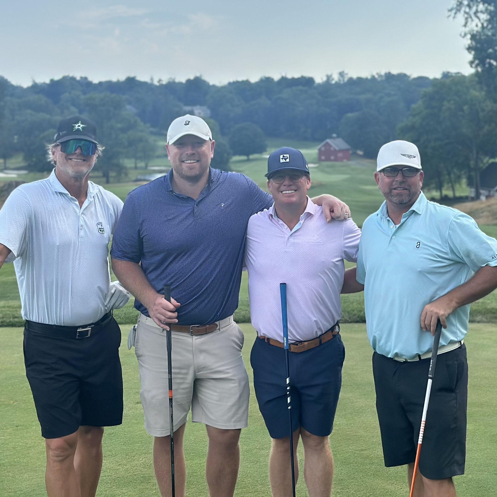 Golf (Mikes Second Love!) Jeff, Shane (Lumberjack), and Dan.