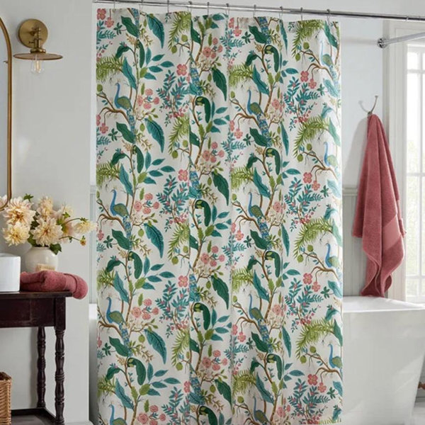 Cream Classic Smooth Sateen Shower Curtain