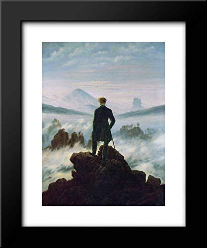Wanderer Above The Sea Of Fog 15x18 Framed Art Print by Caspar David Friedrich
