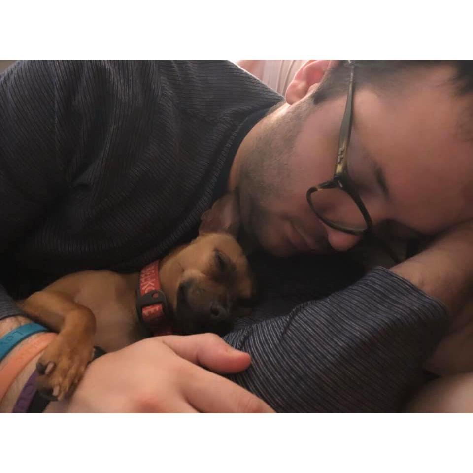 Elliot and Belko (one of Sarah's favorite pictures)