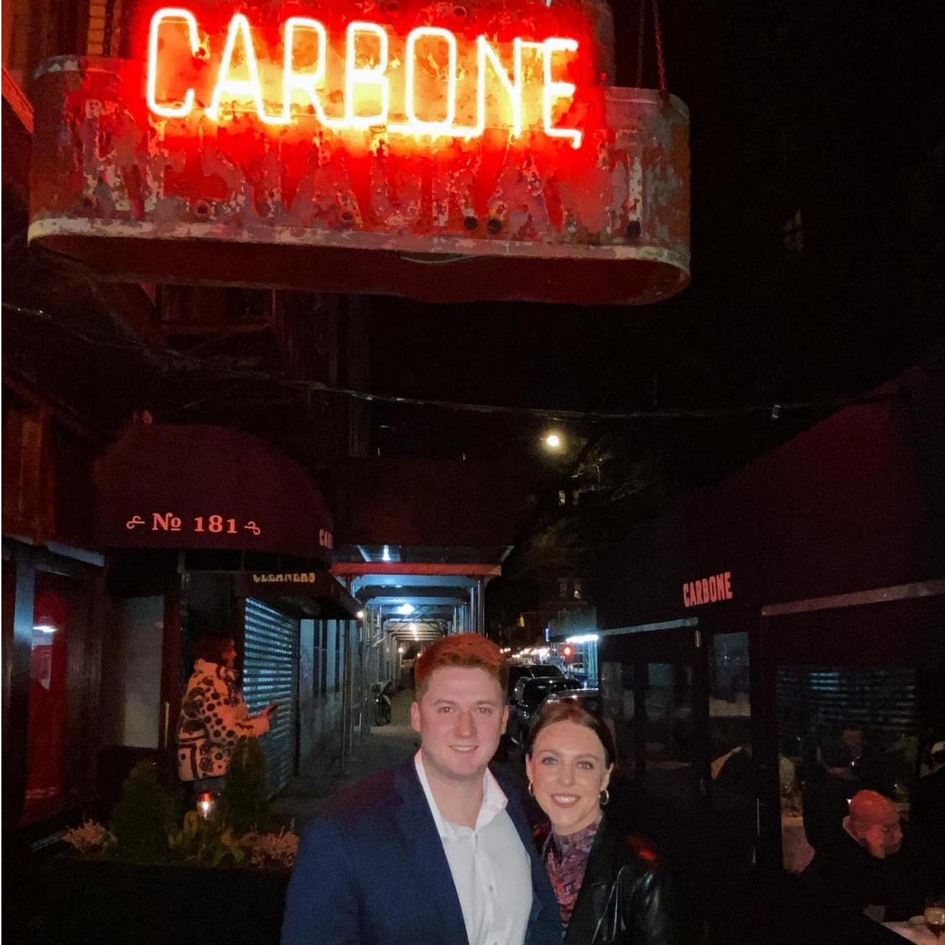 Two Year Anniversary at Carbone