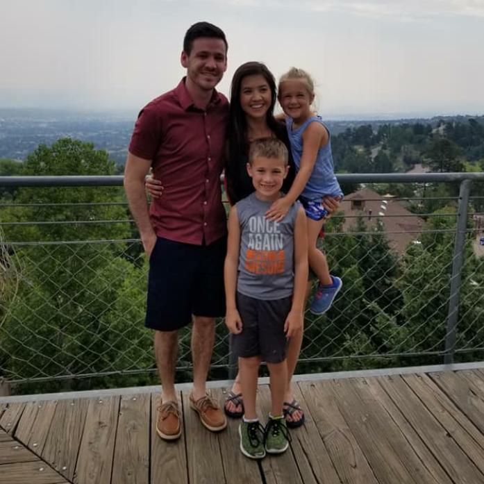 First time he met Landon and Avree! Their first time out to Colorado and on a plane!