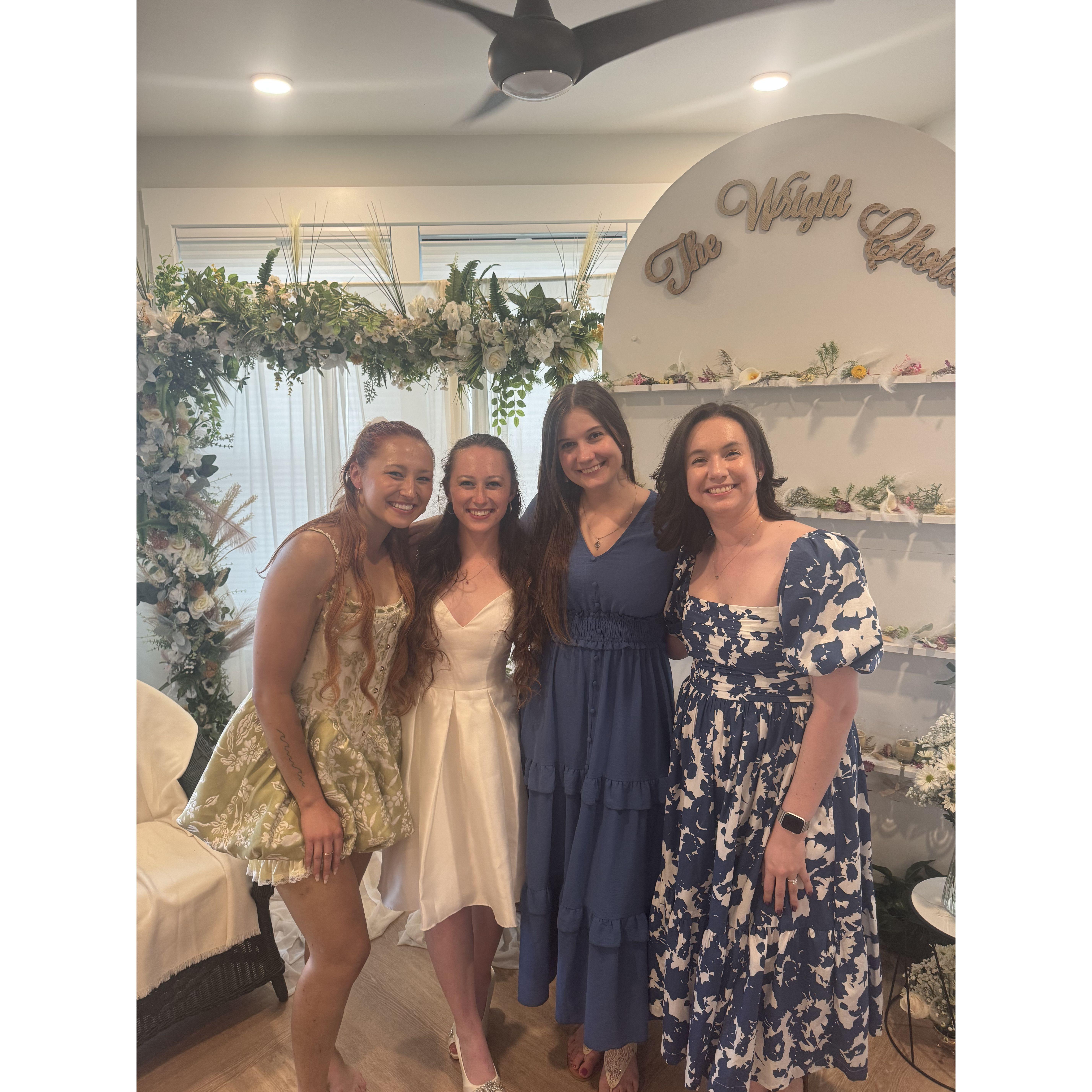 Bridesmaid alert!!! (Shoutout to Taylor and Kristin).