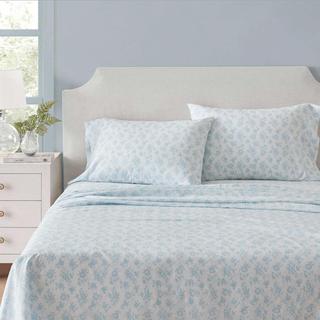 Core Floral Cotton Percale 4-Piece Sheet Set