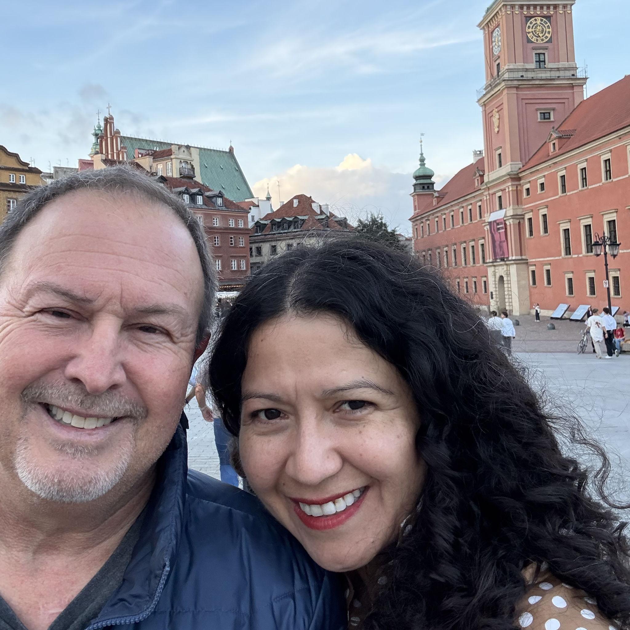 In beautiful Warsaw, Poland