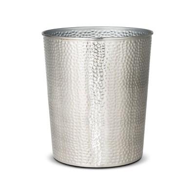 Solid Hammered Wastebasket - Threshold™