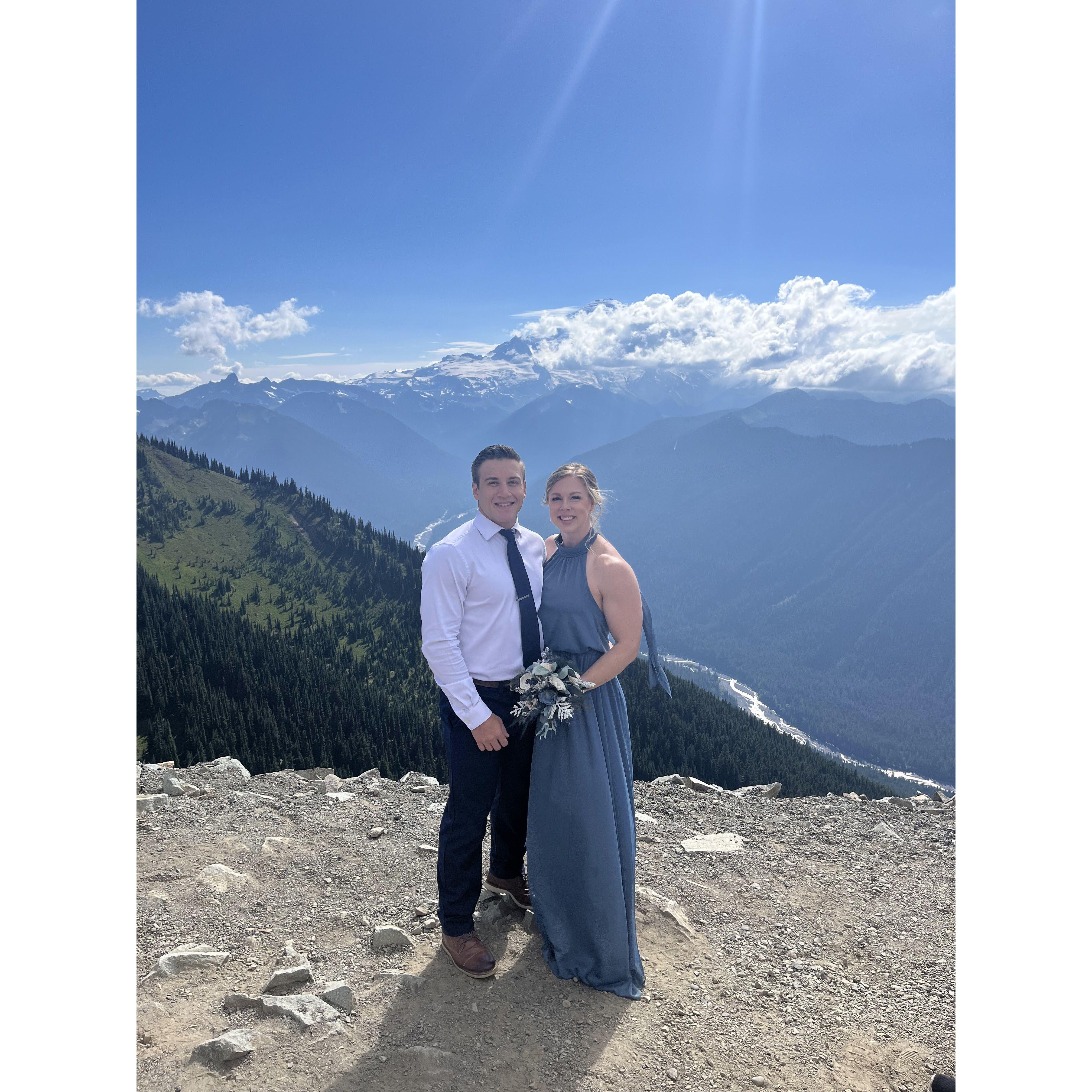Crystal Mountain in WA for Cody & Luke's wedding July 2023