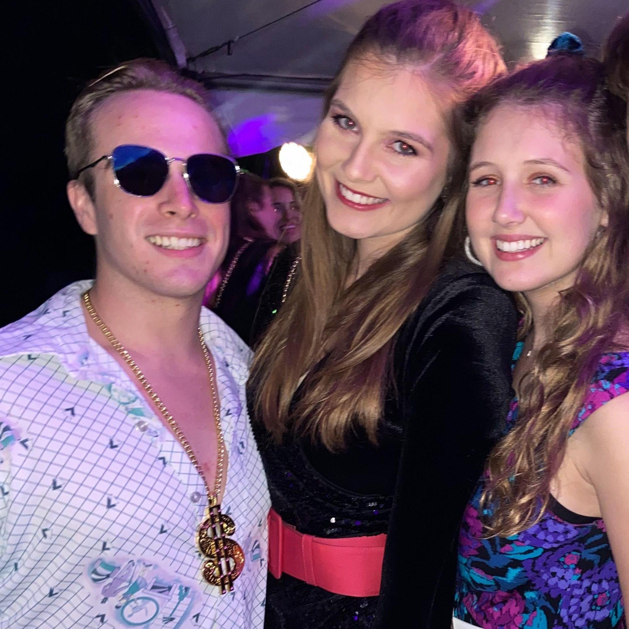 Kappa Sigma 80s Night (pictured with Elizabeth's sister, Mary Page)