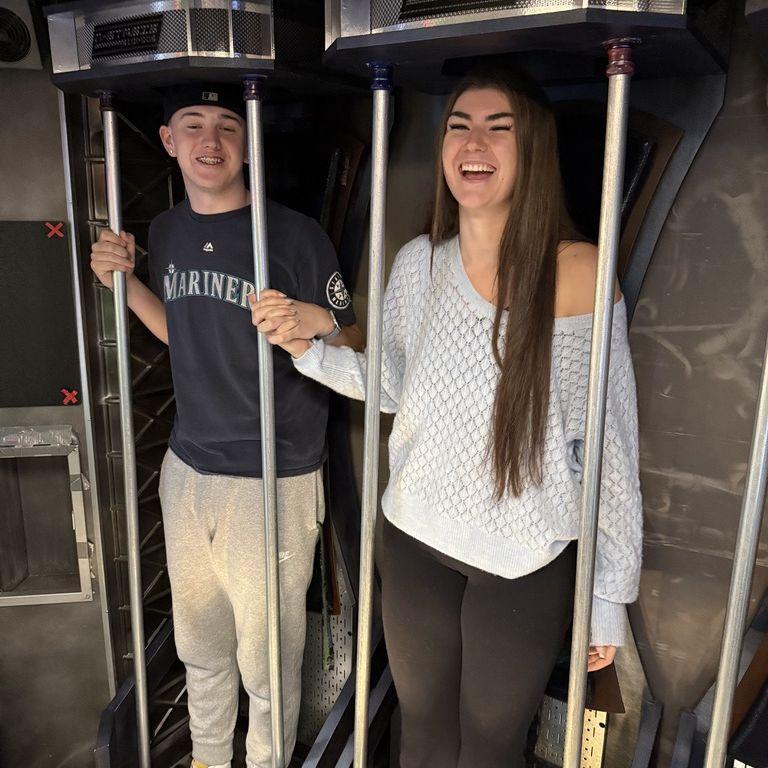 We got through an escape room