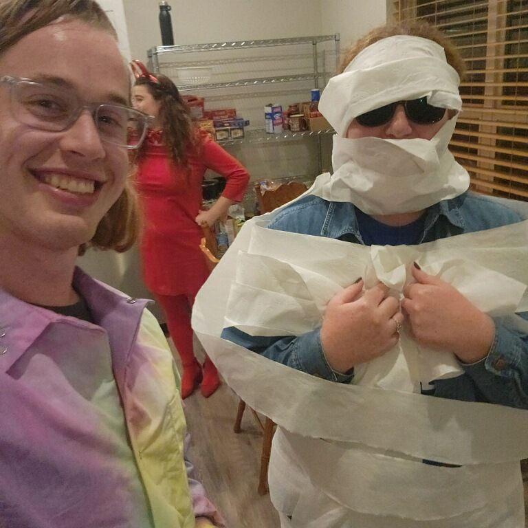Our "second date" on Halloween.
