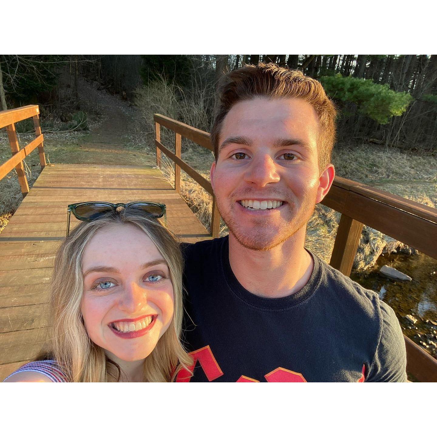 Sam’s first visit to Ashland University 
03/2022