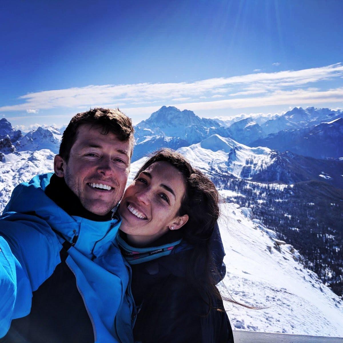 Valentine's Day in Cortina, Italy 02/2018.