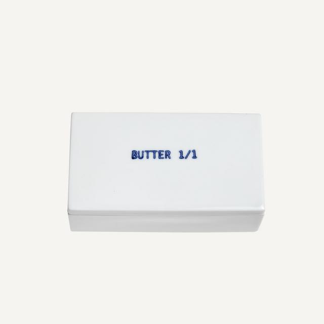PORCELAIN BUTTER DISH
