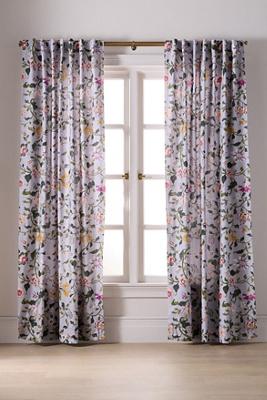 Hattie Organic Cotton Floral Printed Curtain