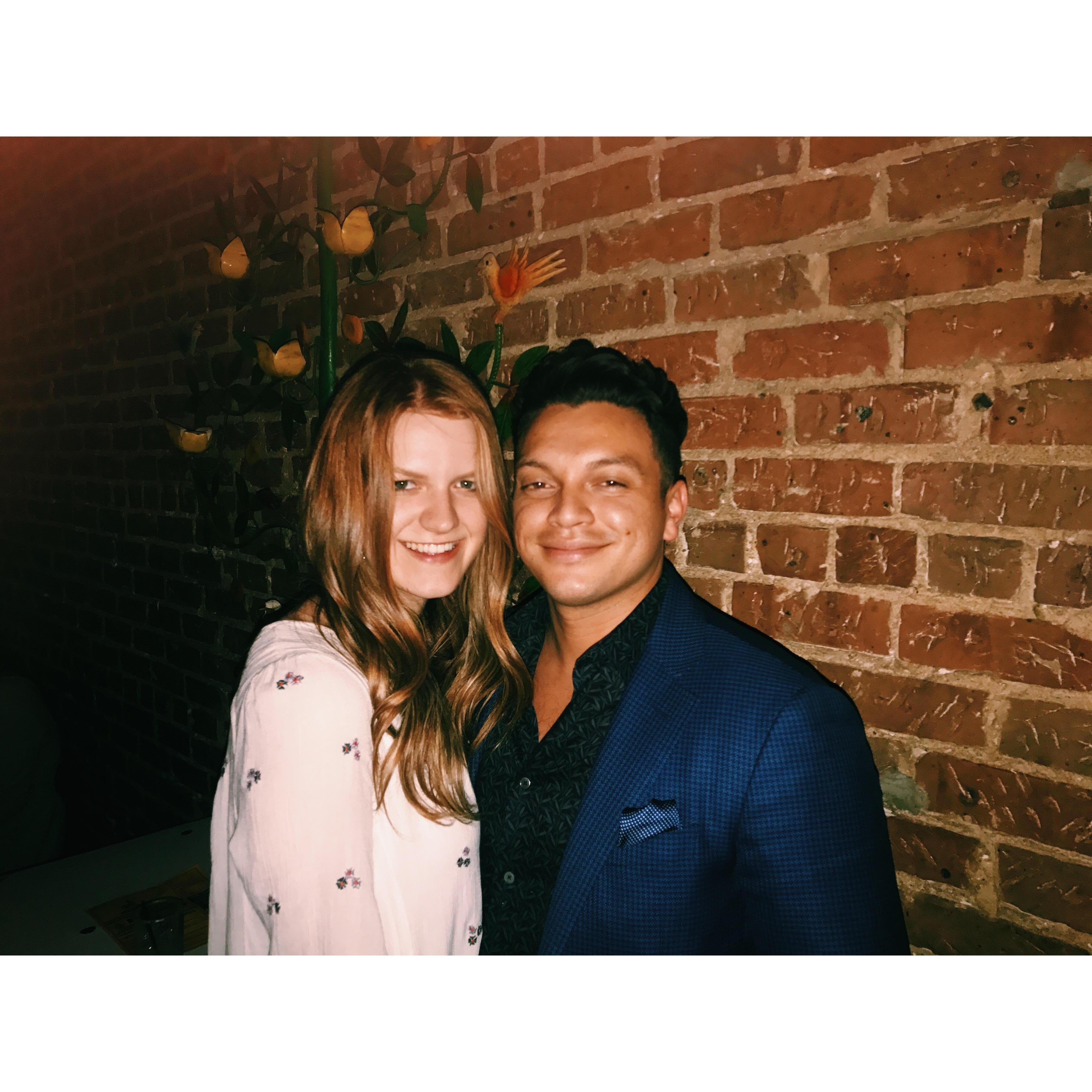 One of our first dates 🍹