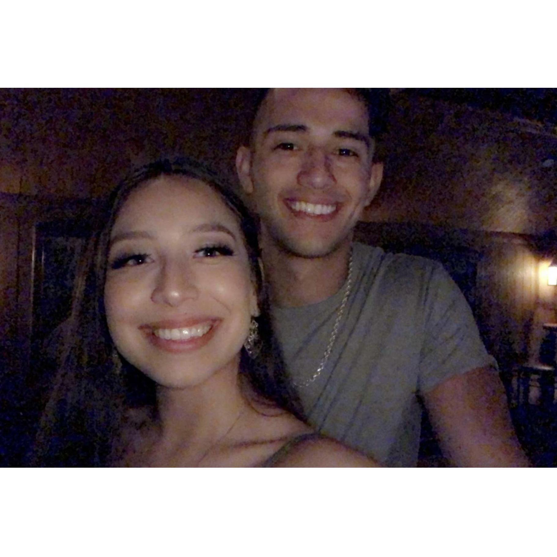 The first picture we took together, after realizing we liked each other. Little did we know, this was the start of something incredible.