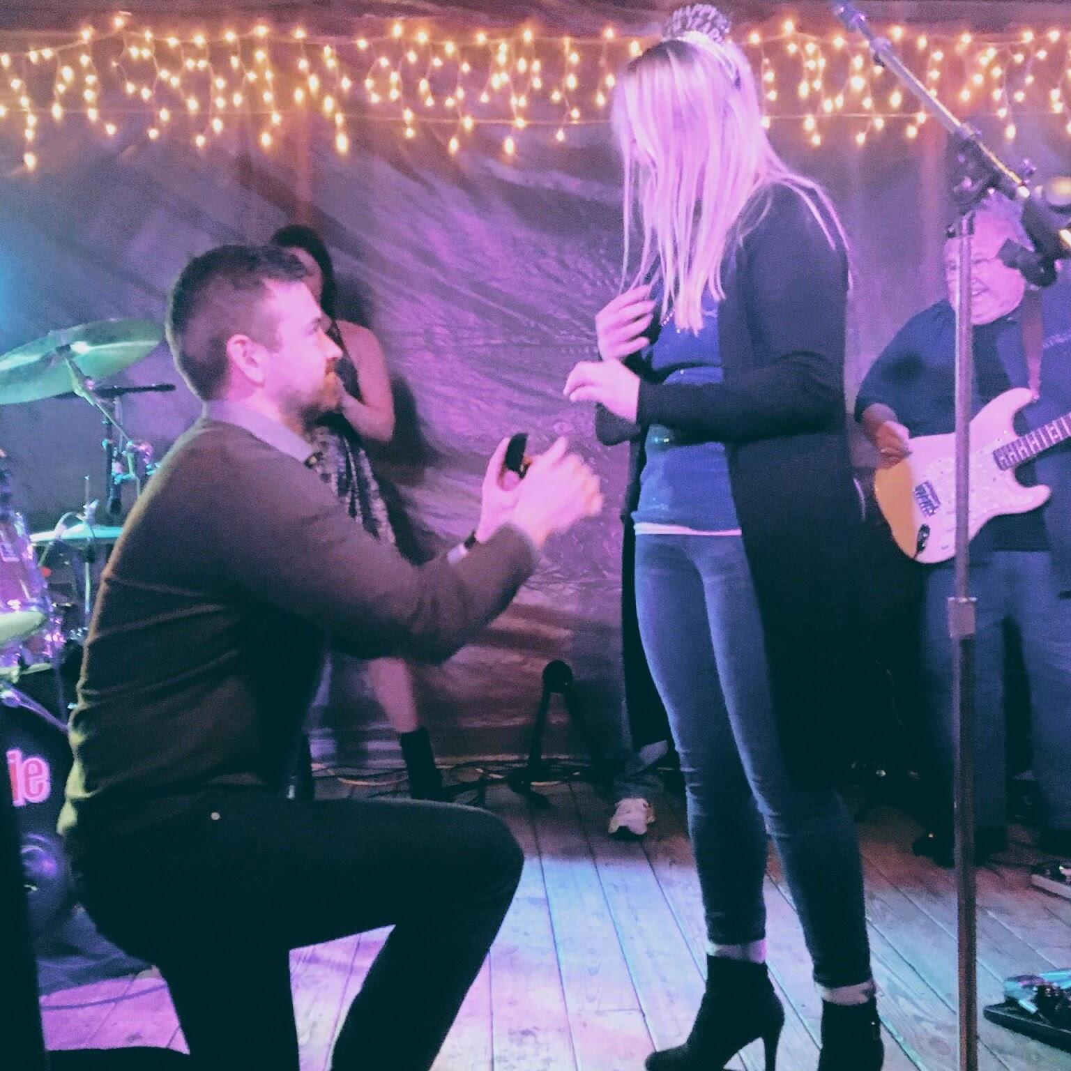 Best New Years Ever! Ryan took things to a whole new level by getting on a stage in front of tons of people and proposing through a microphone! I was completely blown away!