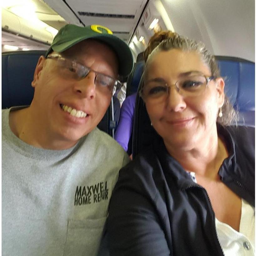 Flying somewhere