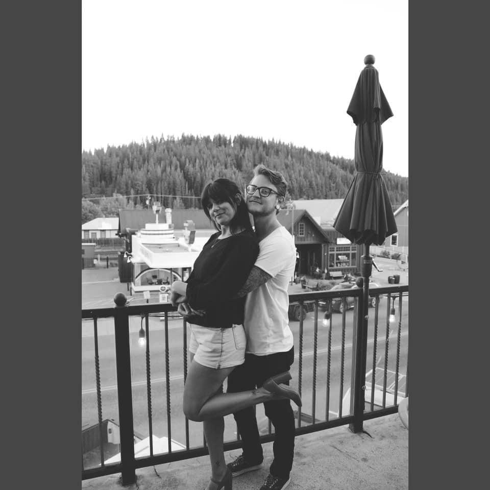 Tahoe for my birthday visiting Mike! We were lobsters -a