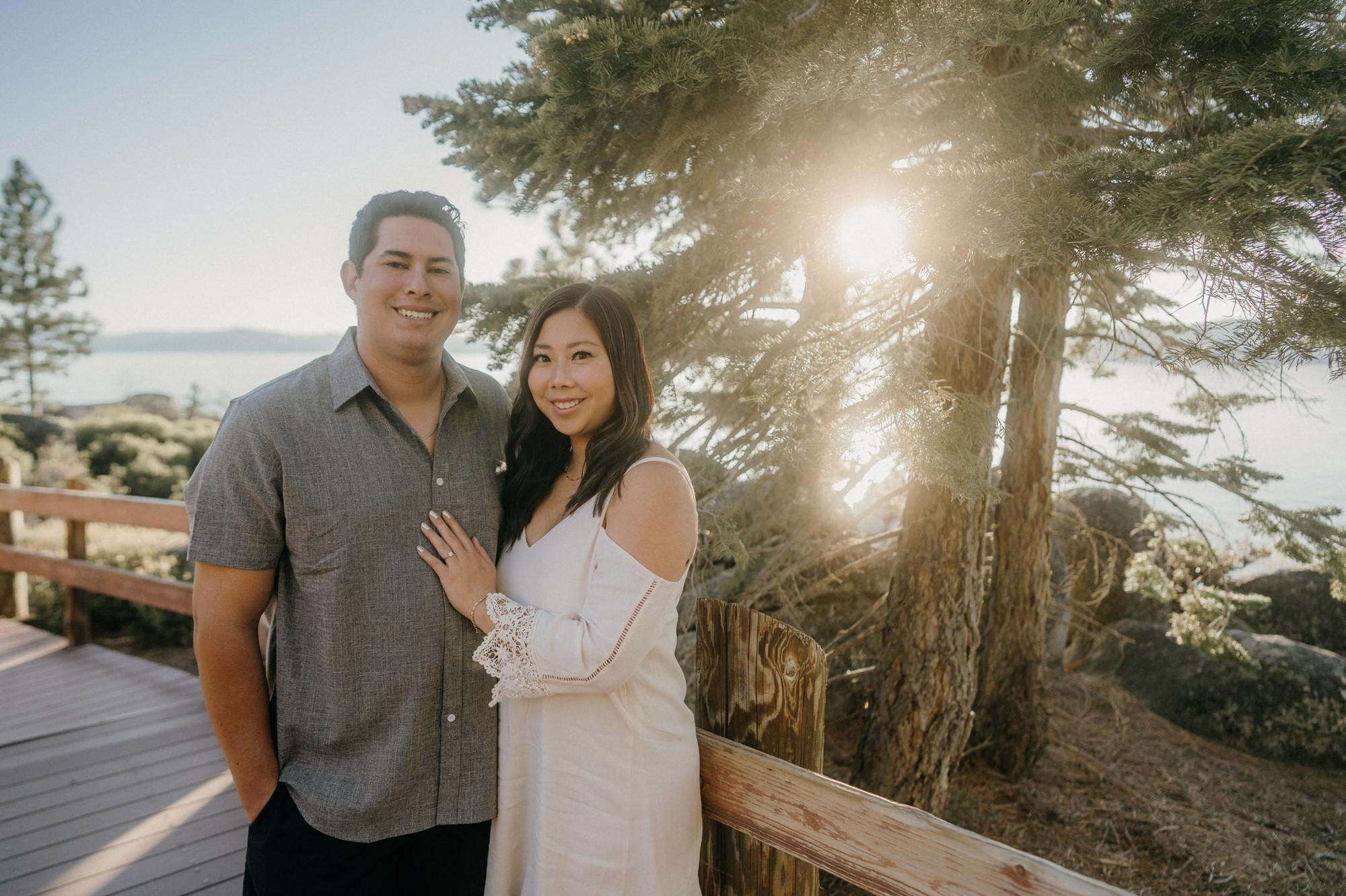 Engagement Photos - Sand Harbor Beach, Lake Tahoe