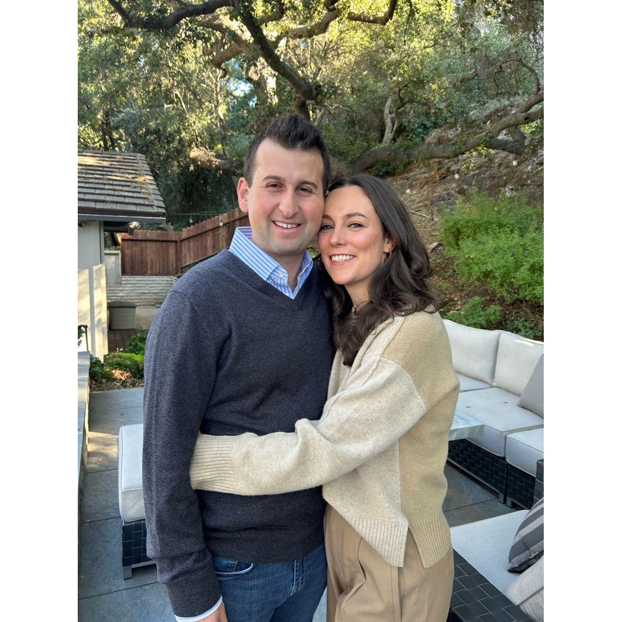 November 23, 2023, the day we got engaged in Westlake Village, California