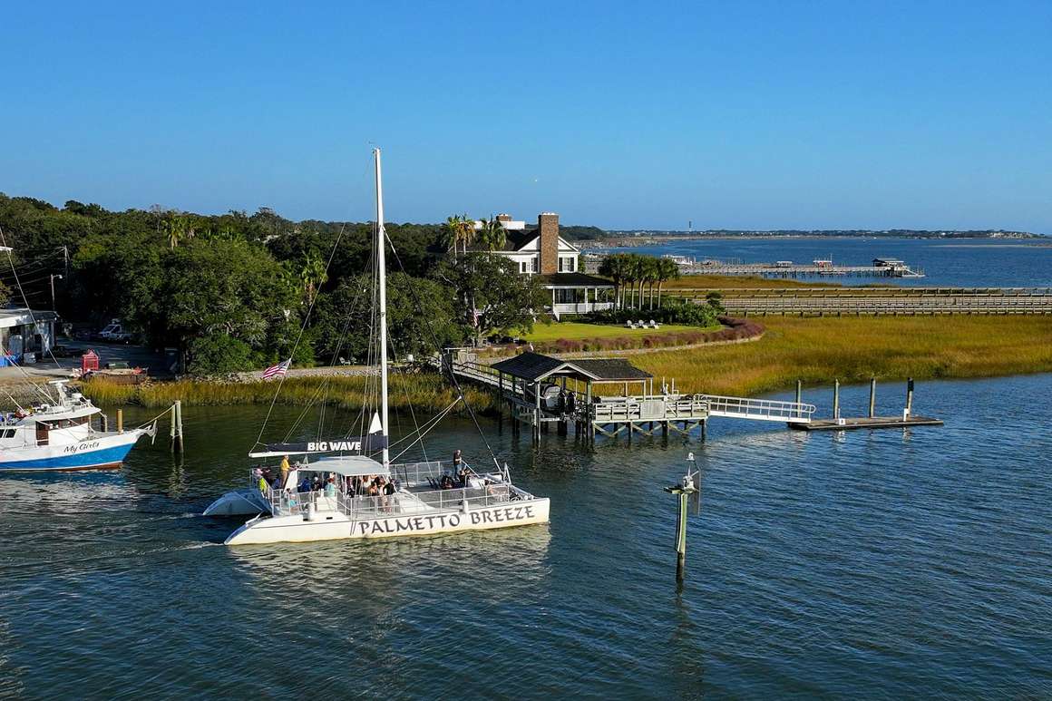 Charleston Sailing Charters-PALMETTO BREEZE Catamaran
