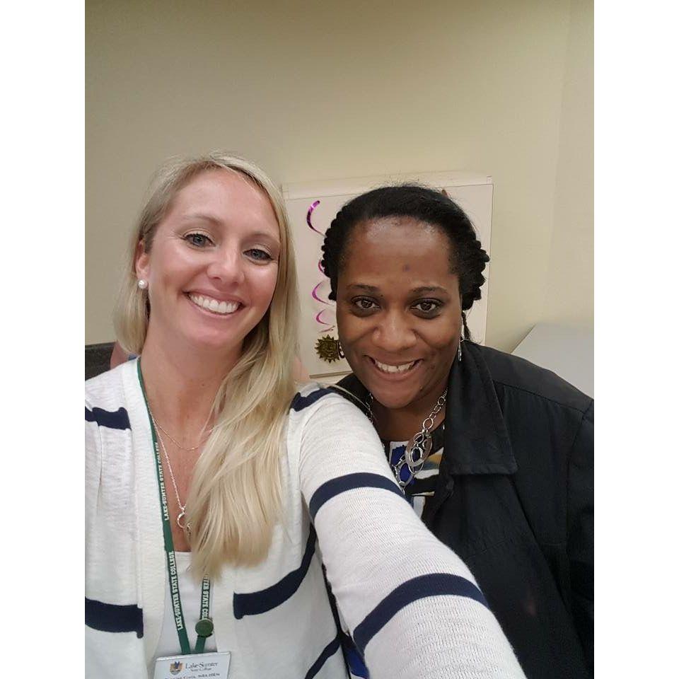 Jessi and Geneva (friends & LSSC colleagues)
