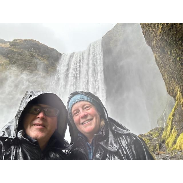 One of many waterfalls in Iceland.