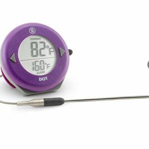 DOT® Simple Alarm Thermometer in Purple