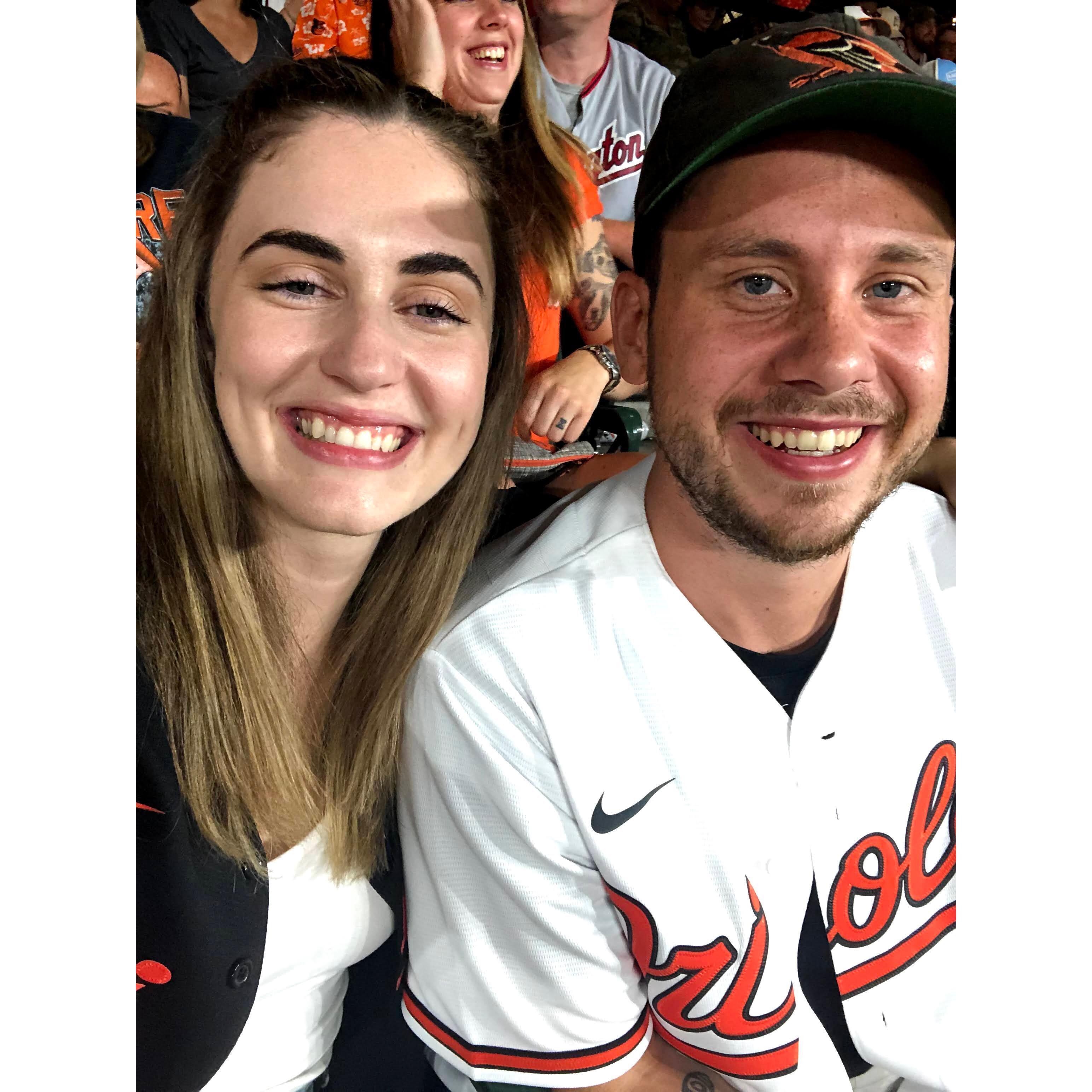 Orioles game at Camden Yards in Baltimore, 2021