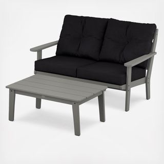 Lakeside 2-Piece Lounge Loveseat Set